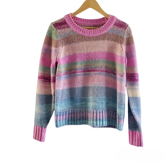 Loft Multi-Color Women's Crew Neck Sweater Size Small. Only Worn Once - Picture 2 of 6
